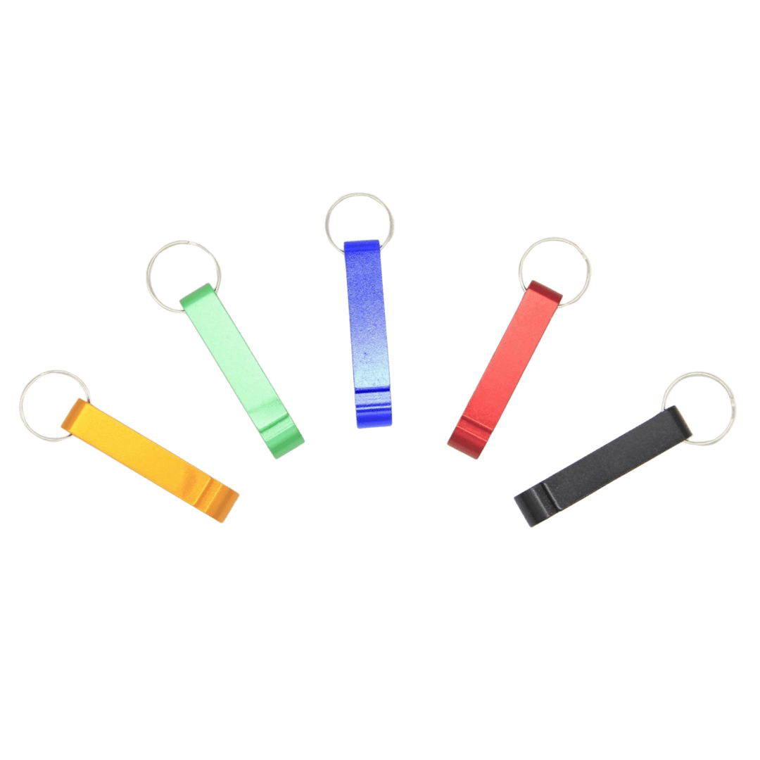 Bieröffner Schlüsselanhänger aus Aluminium