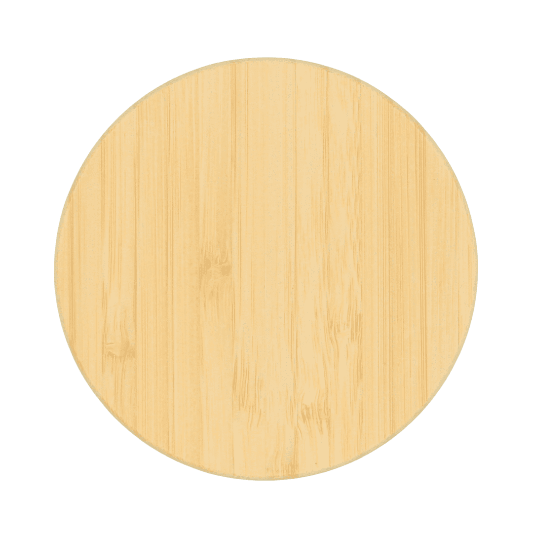 Thermoglas mit Bambusdeckel 350ml